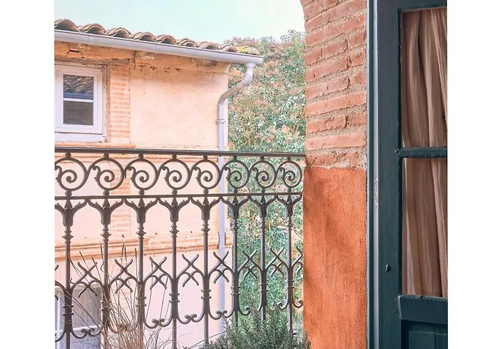 Le Petit Balcon Bleu Апартаменты Rabastens